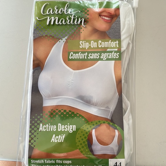 Carole Martin Slip-On Wireless Comfort Sleep Bra - Picture 3 of 3